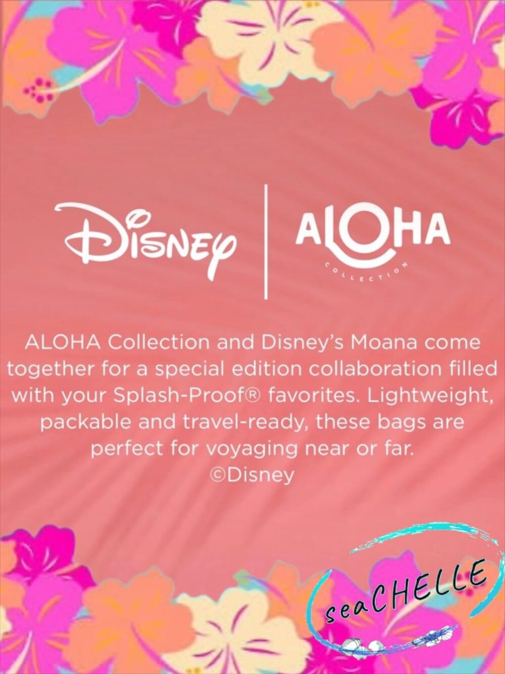 ALOHA Collection x MOANA Disney—Mini Hip Pack—Limited Edition—High Seas *NWT* - Picture 2 of 7